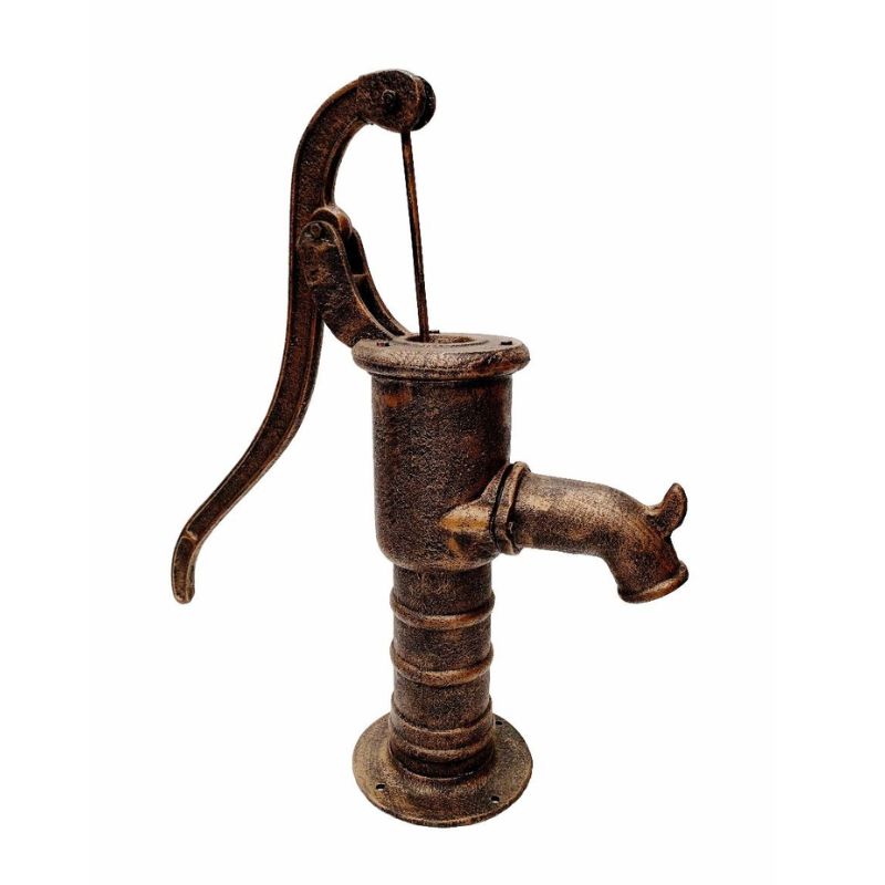 Village Cast Iron Pump Ornament Bronze