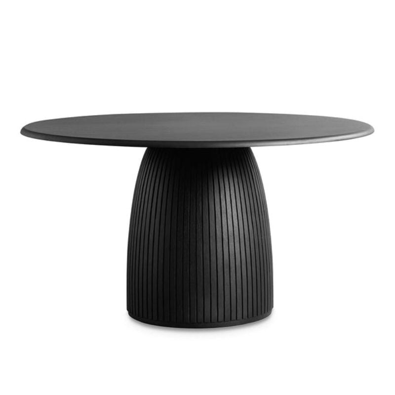 Willowbrook 140CM Round Dining Table Full Black