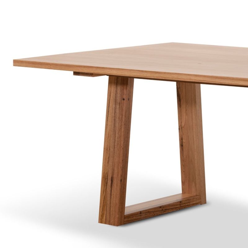 Willowland 240CM Dining Table Messmate Corner View