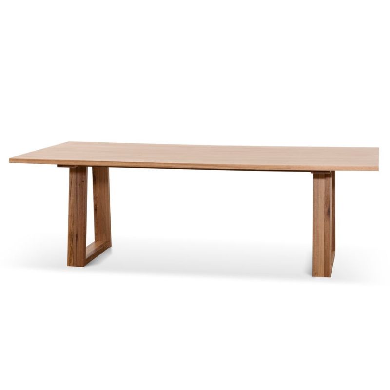 Willowland 240CM Dining Table Messmate Front Side View