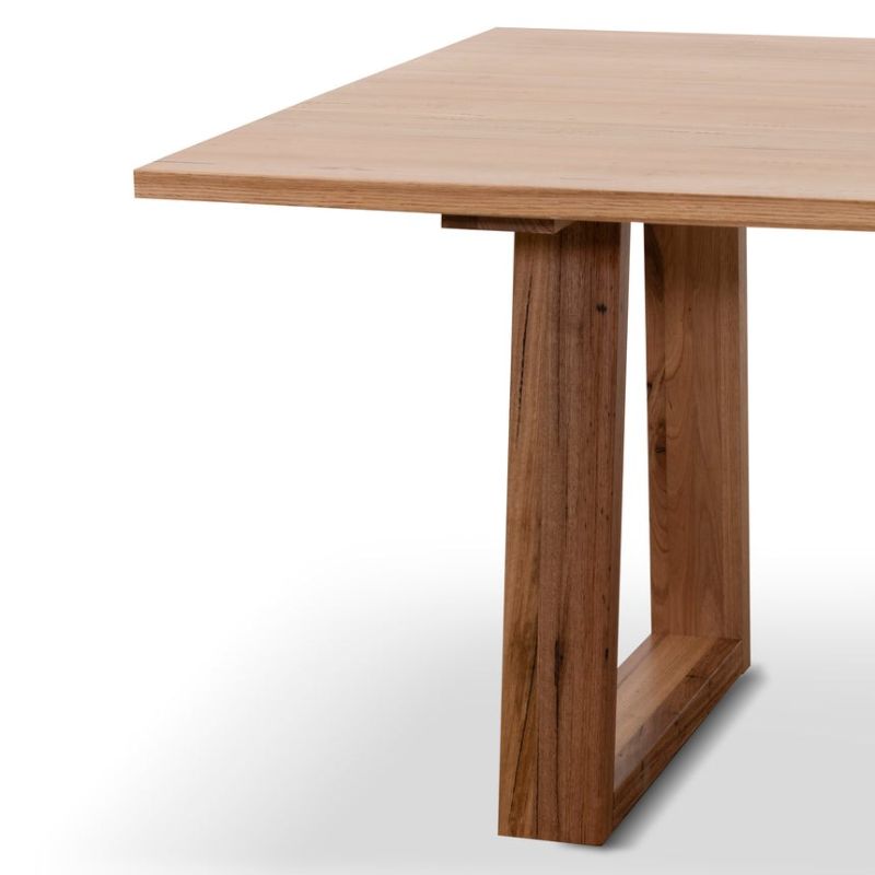 Willowland 240CM Dining Table Messmate Legs Corner View