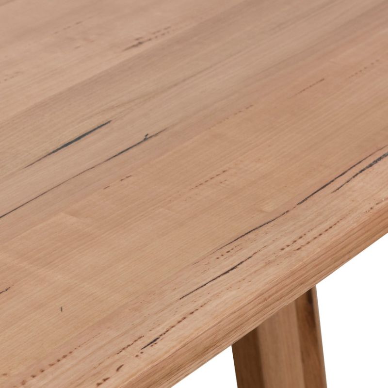 Willowland 240CM Dining Table Messmate Top Wood