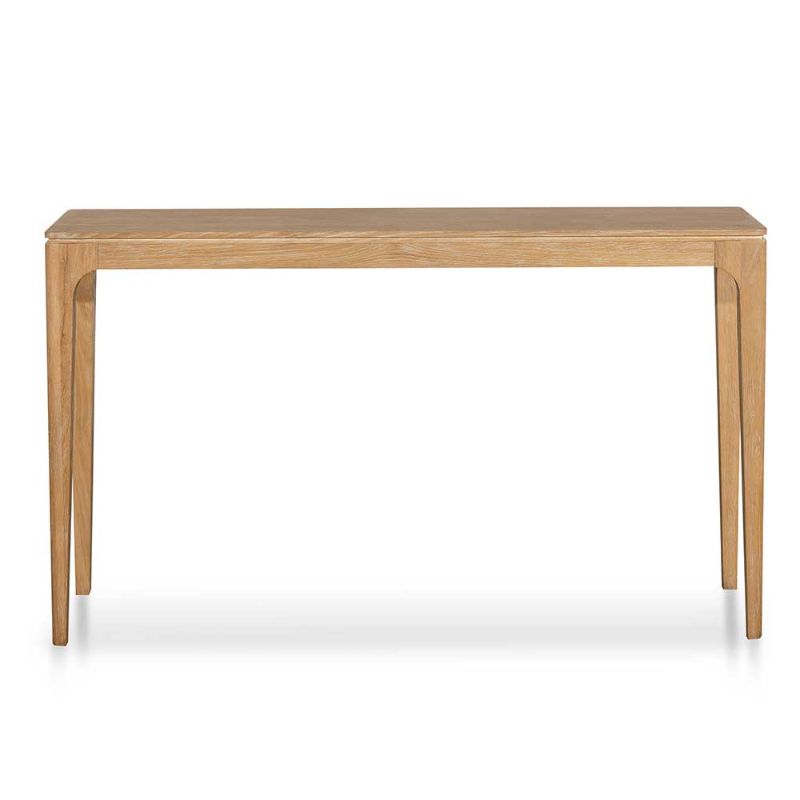 Woodmere 140CM Oak Console Table Natural Front