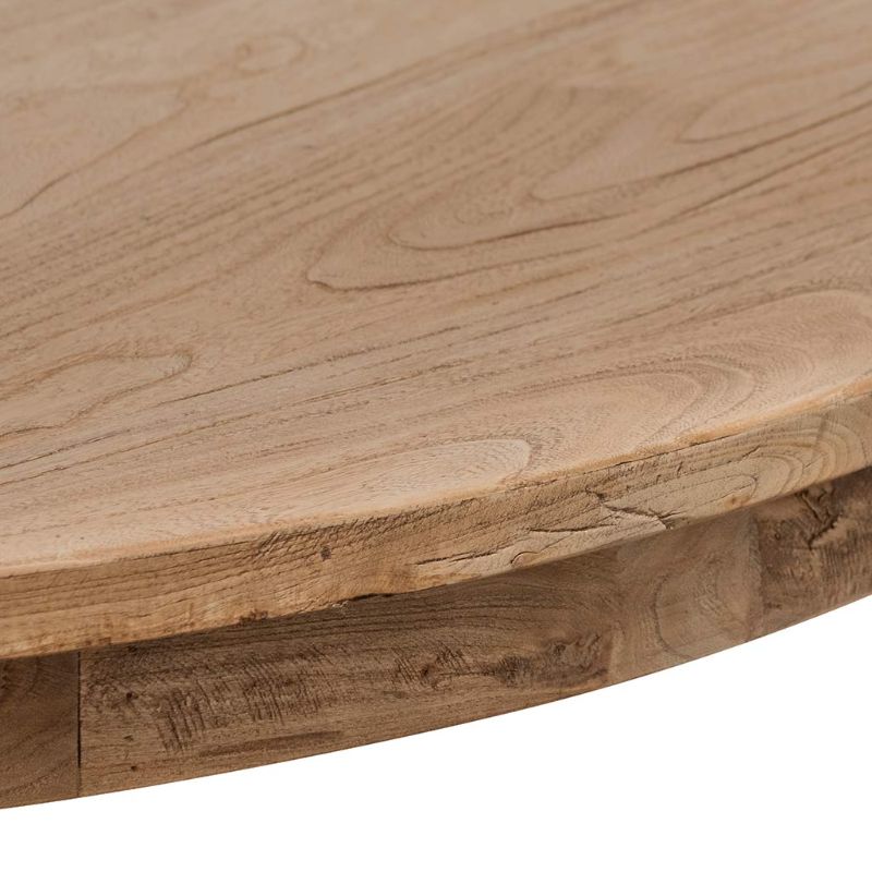 Zestful 150CM Dining Table Natural Table Top Side Finishing