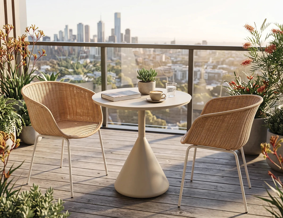 Kora 71cm Outdoor Round Cafe Table