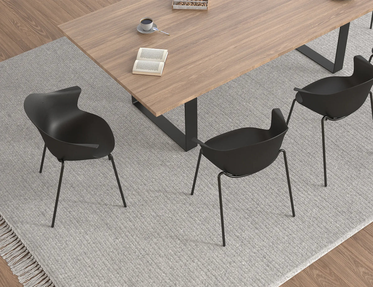 Pebble Sled Base Dining Armchair