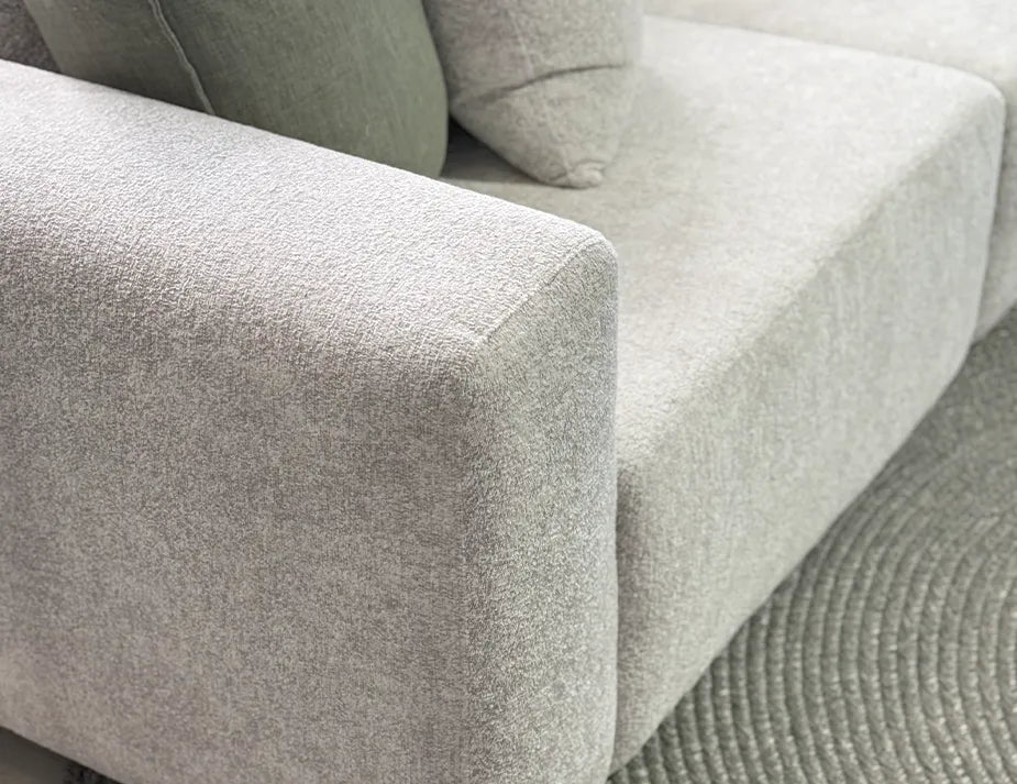 Block 3 Seater Chaise Sofa