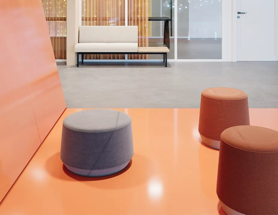 Button Small Ottoman