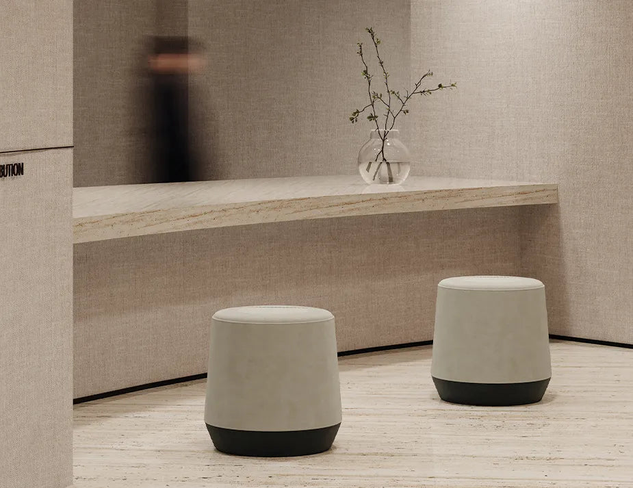 Button Small Ottoman