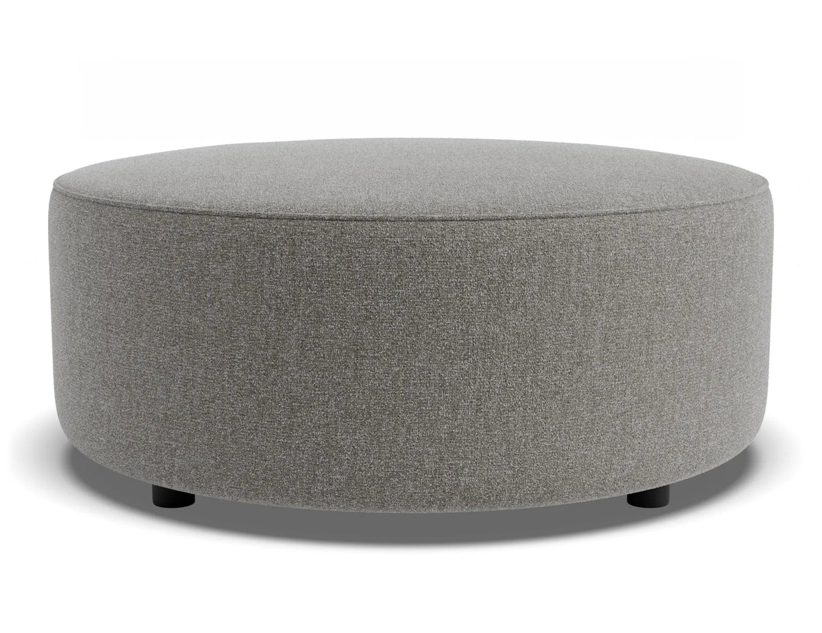 Lune 90cm Round Ottoman (Low)