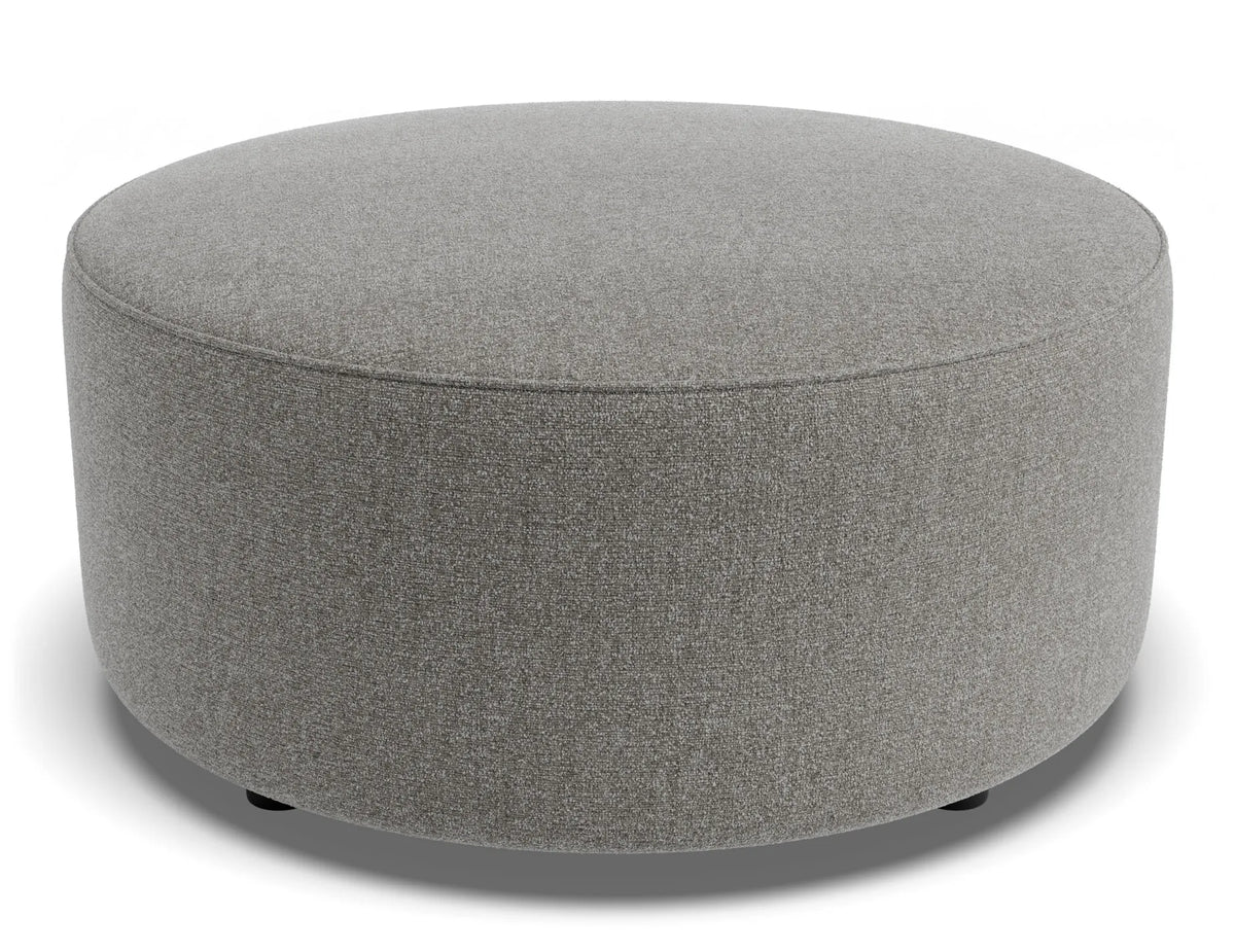 Lune 80cm Round Ottoman (Low)