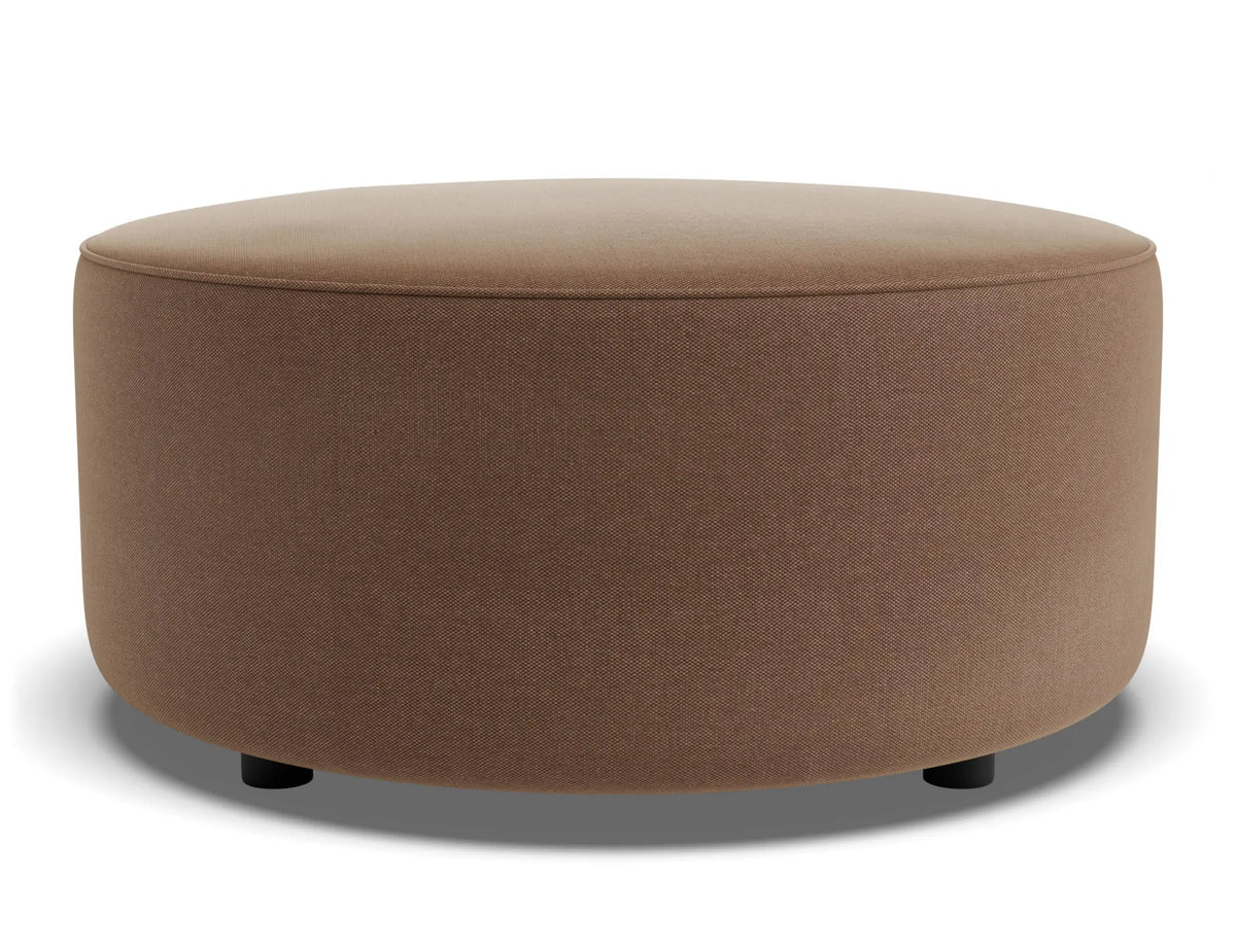 Lune 80cm Round Ottoman (Low)