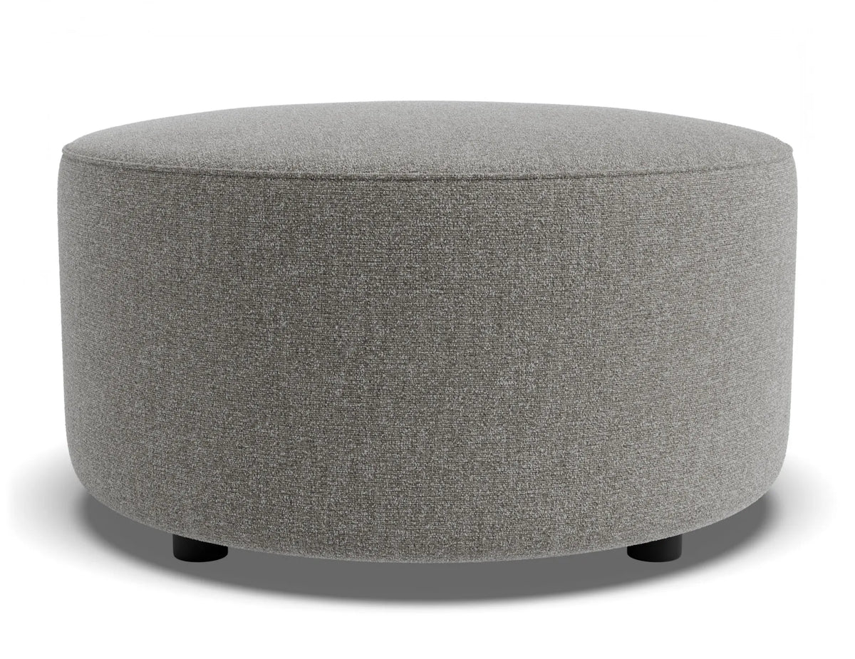 Lune 70cm Round Ottoman (Low)