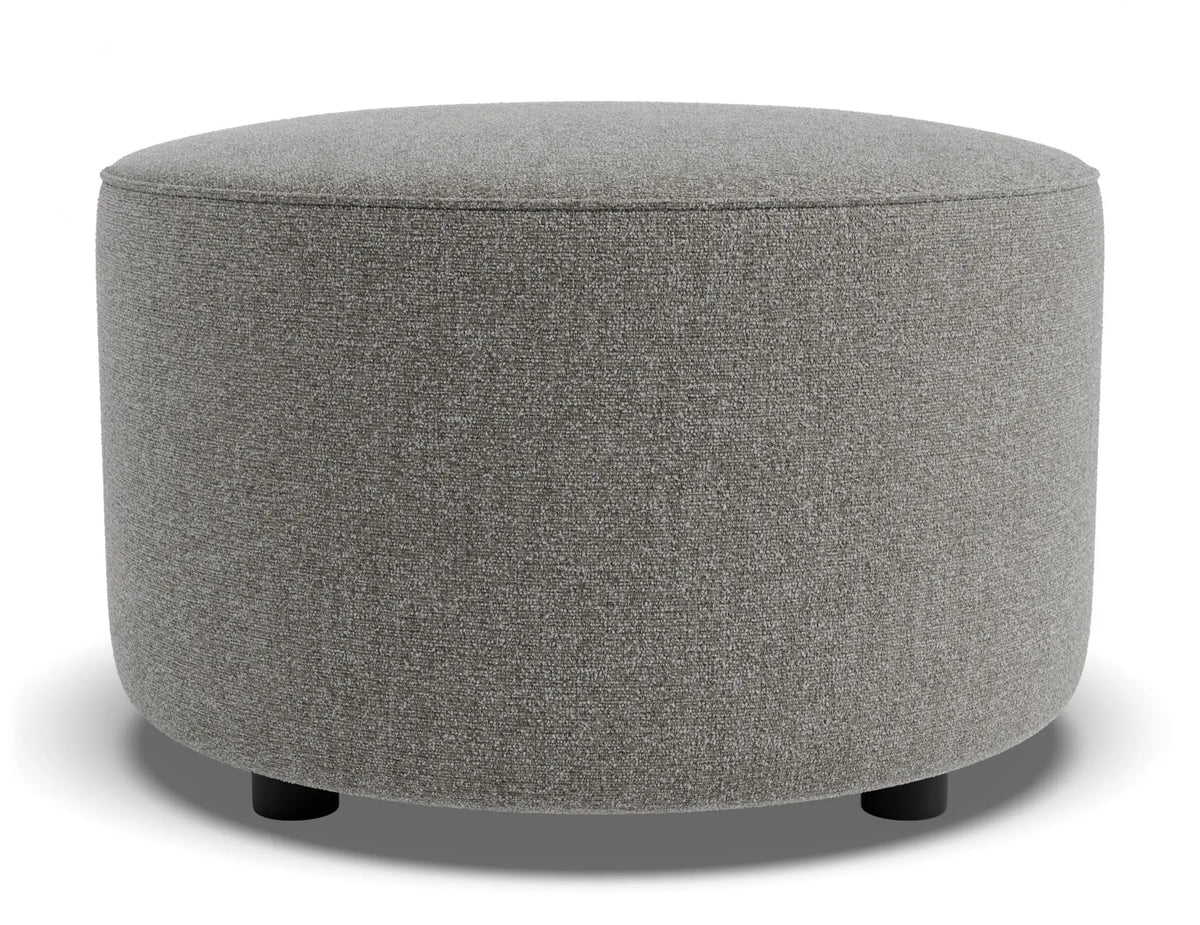 Lune 60cm Round Ottoman (Low)