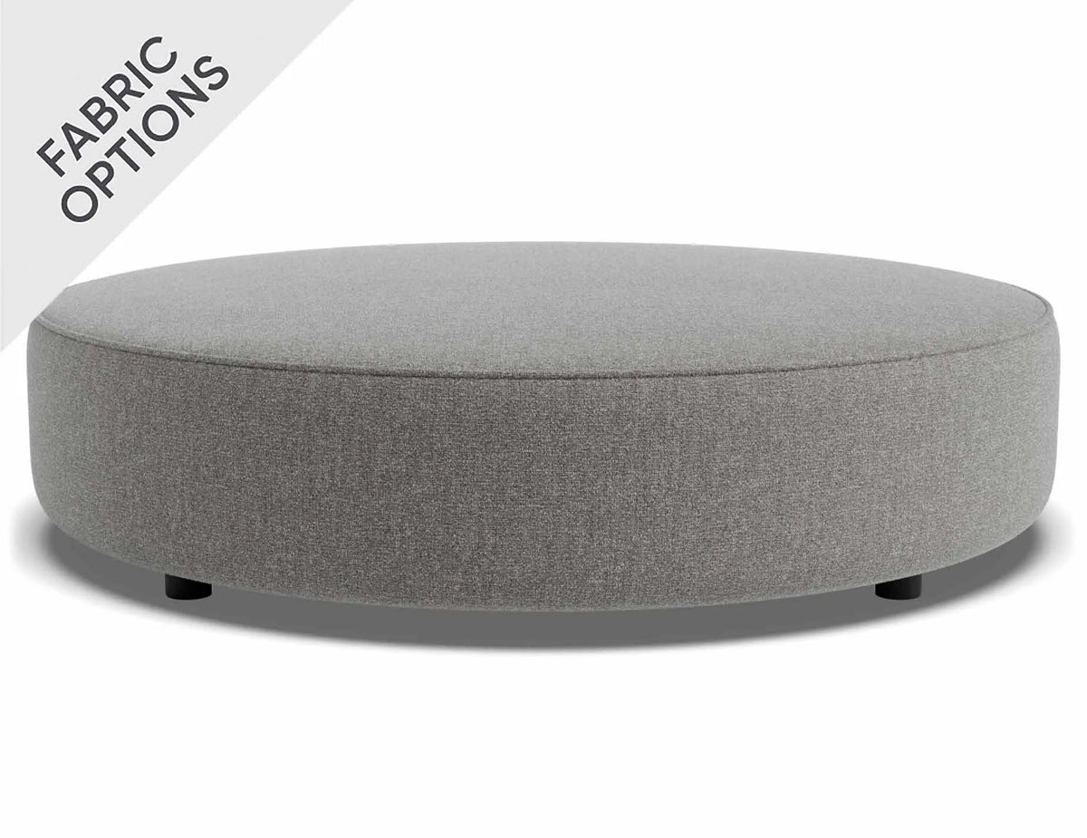 Lune 120cm Round Ottoman (Low)