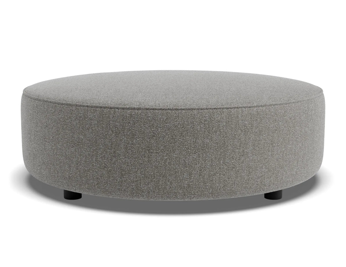 Lune 90cm Round Ottoman (Low)