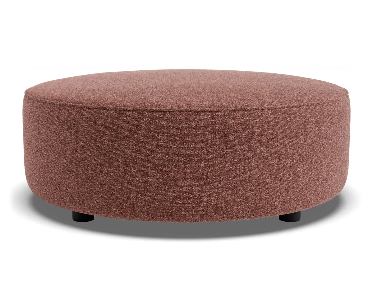 Lune 80cm Round Ottoman (Low)