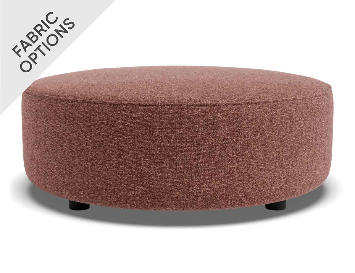 Lune 80cm Round Ottoman (High)