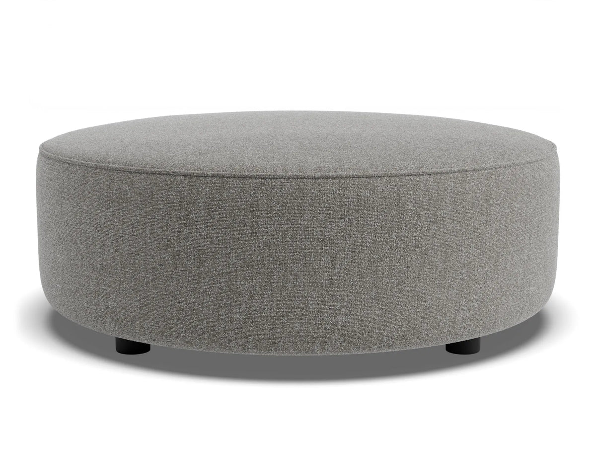 Lune 80cm Round Ottoman (Low)
