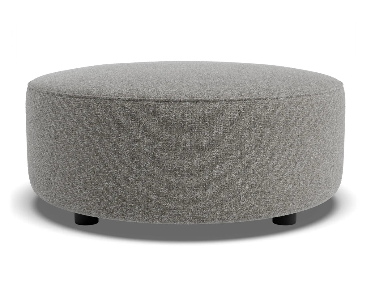 Lune 70cm Round Ottoman (High)