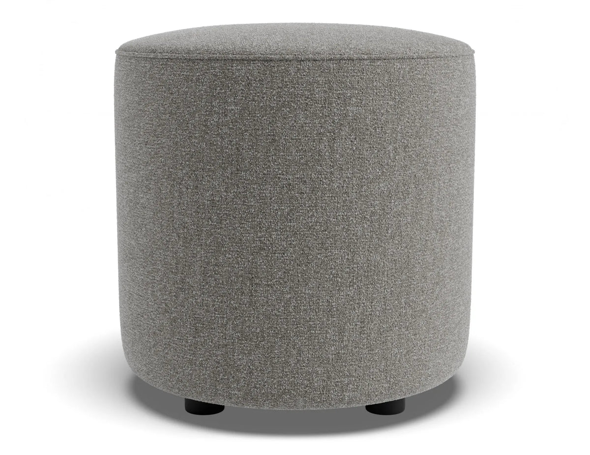Lune 45cm Round Drum Ottoman