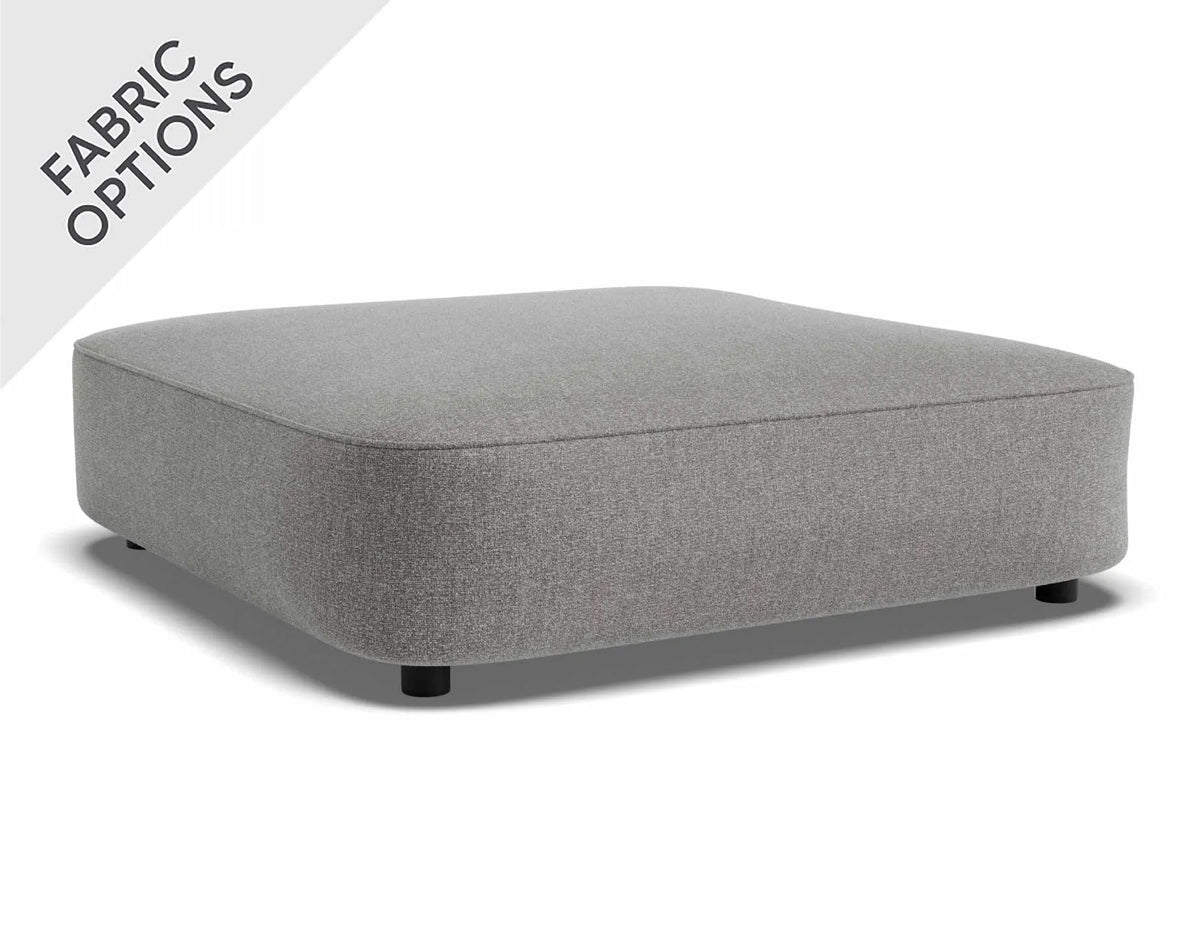 Lune 100cm Square Ottoman (Low)