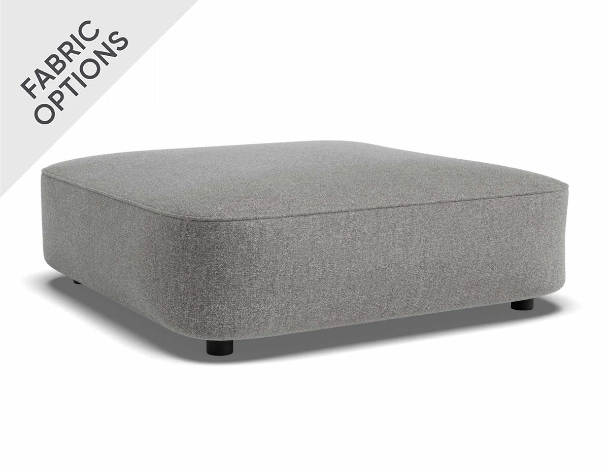Lune 90cm Square Ottoman (Low)