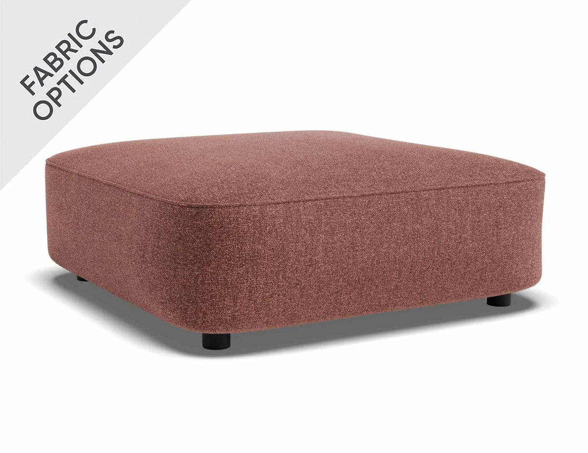 Lune 80cm Square Ottoman (High)