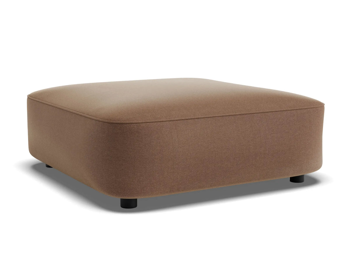 Lune 80cm Square Ottoman (Low)