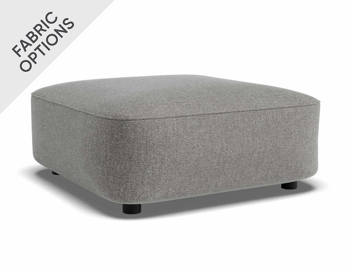 Lune 70cm Square Ottoman (High)