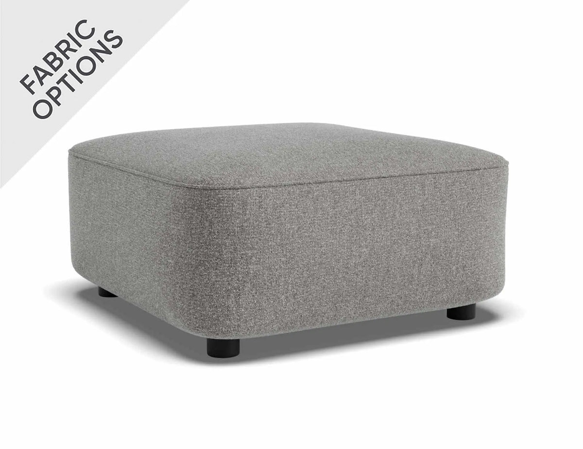 Lune 60cm Square Ottoman (Low)