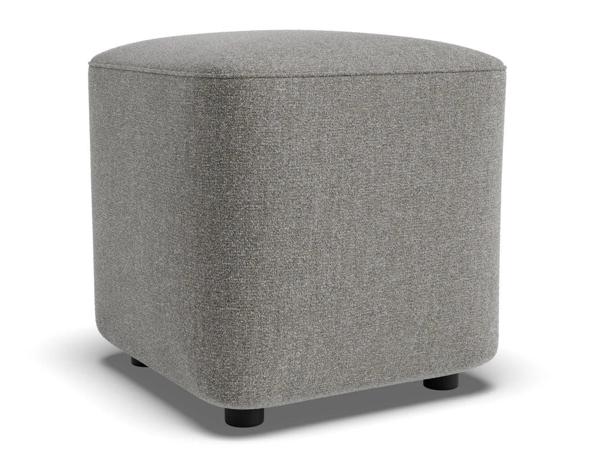 Lune 45cm Square Drum Ottoman