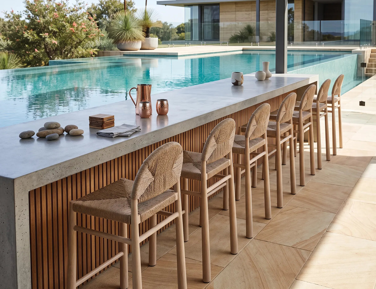 Calete Outdoor Bar Stool