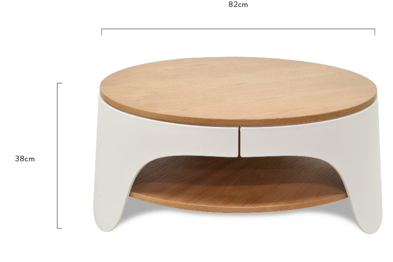 Lewtrenchard 82cm Round Coffee Table