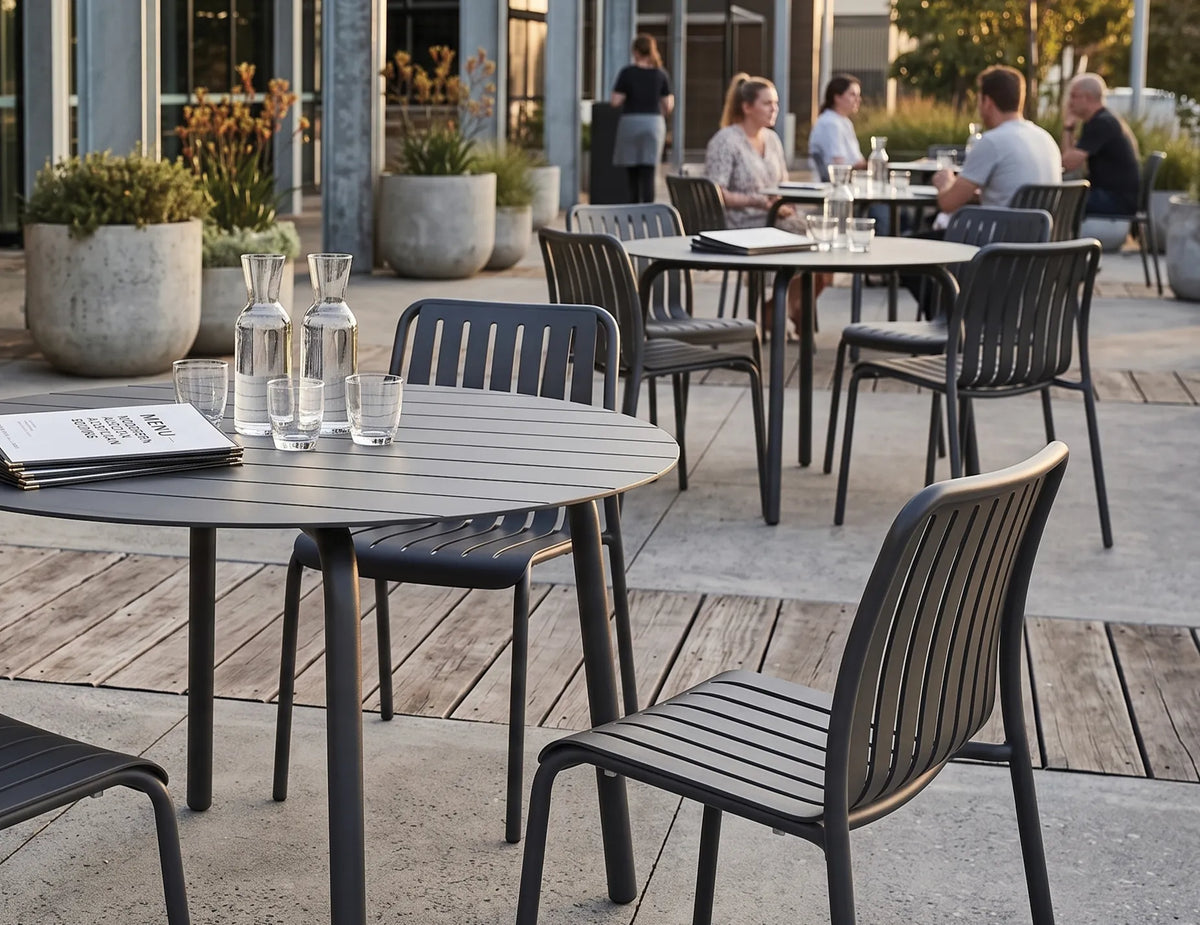 Roku 120cm Outdoor Round Dining Table