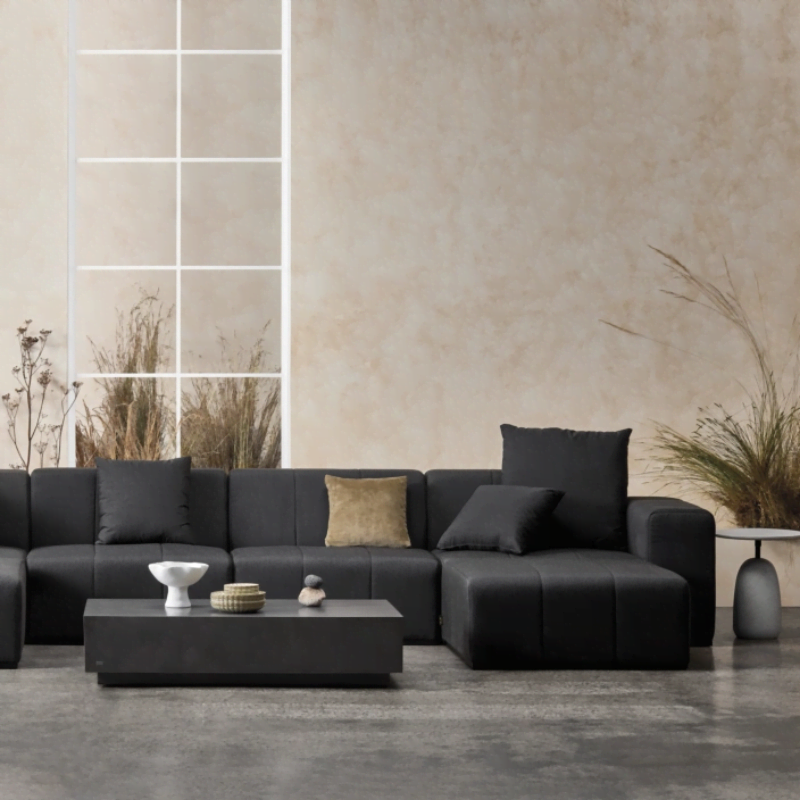 Connect Modular 5 L-Sectional Sofa Full Set With Coffe Table