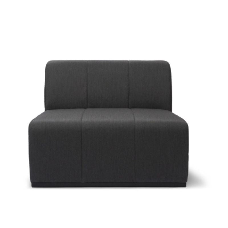 Connect S37 Modular Sofas Single Sooty Front