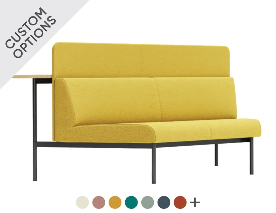 Bond Modular Sofa Corner Section with Low Bar Table