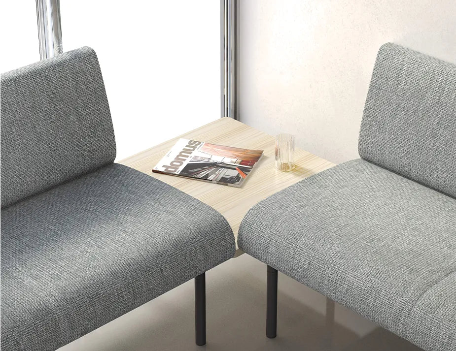Bond Modular Sofa Corner Section with Low Bar Table