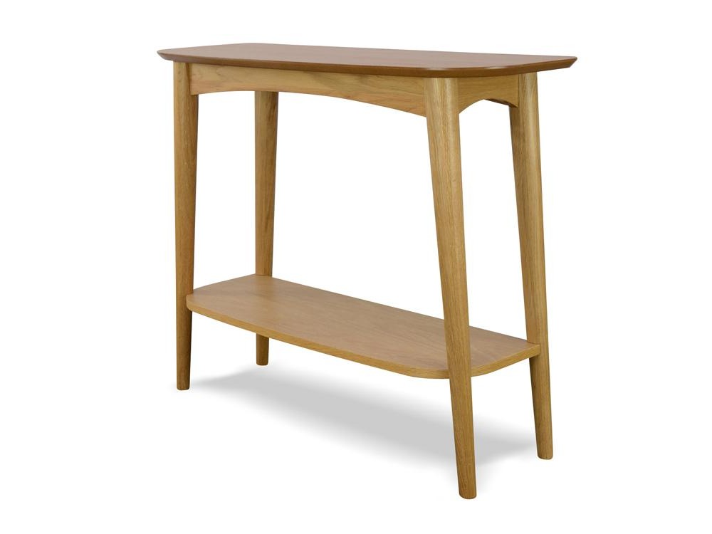 Kirkstone Narrow Console Table with Shelf
