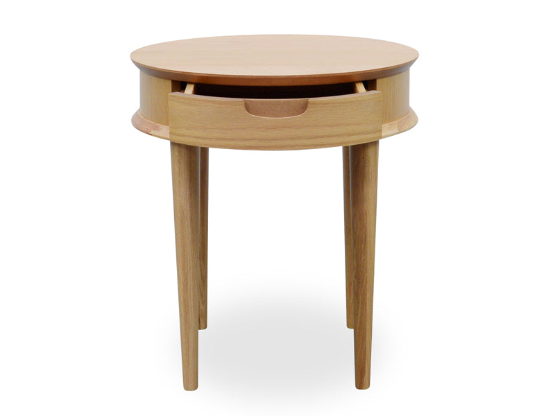 Mortimer Lamp Side Table with Drawers