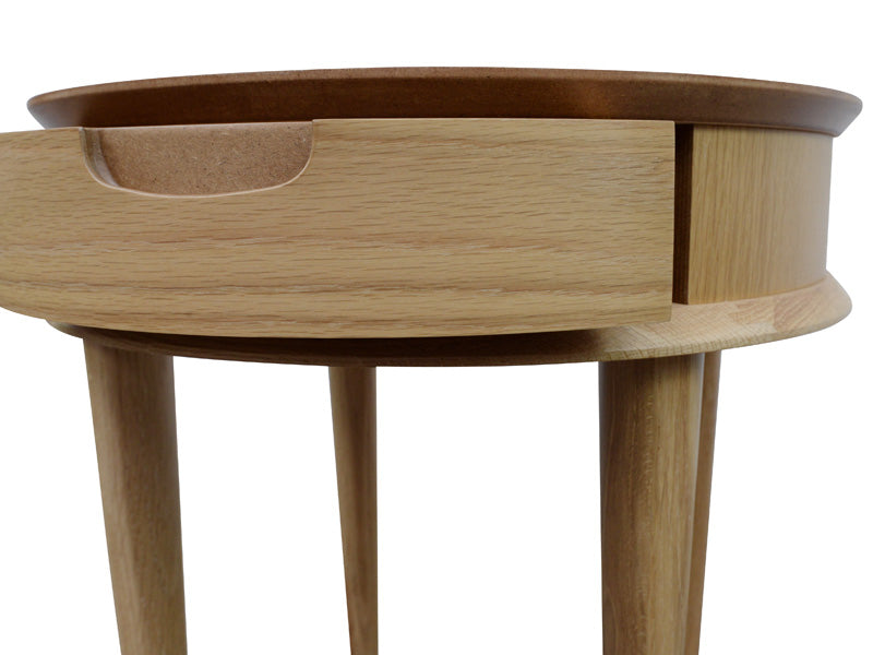 Mortimer Lamp Side Table with Drawers