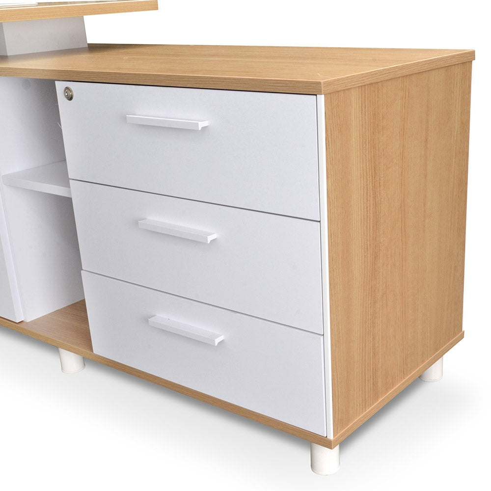 Wellland 180cm Executive Desk With Right Return