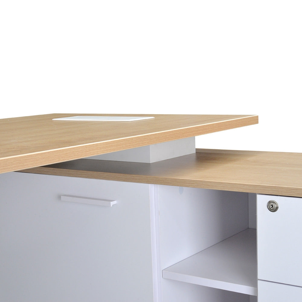 Wellland 180cm Executive Desk With Right Return