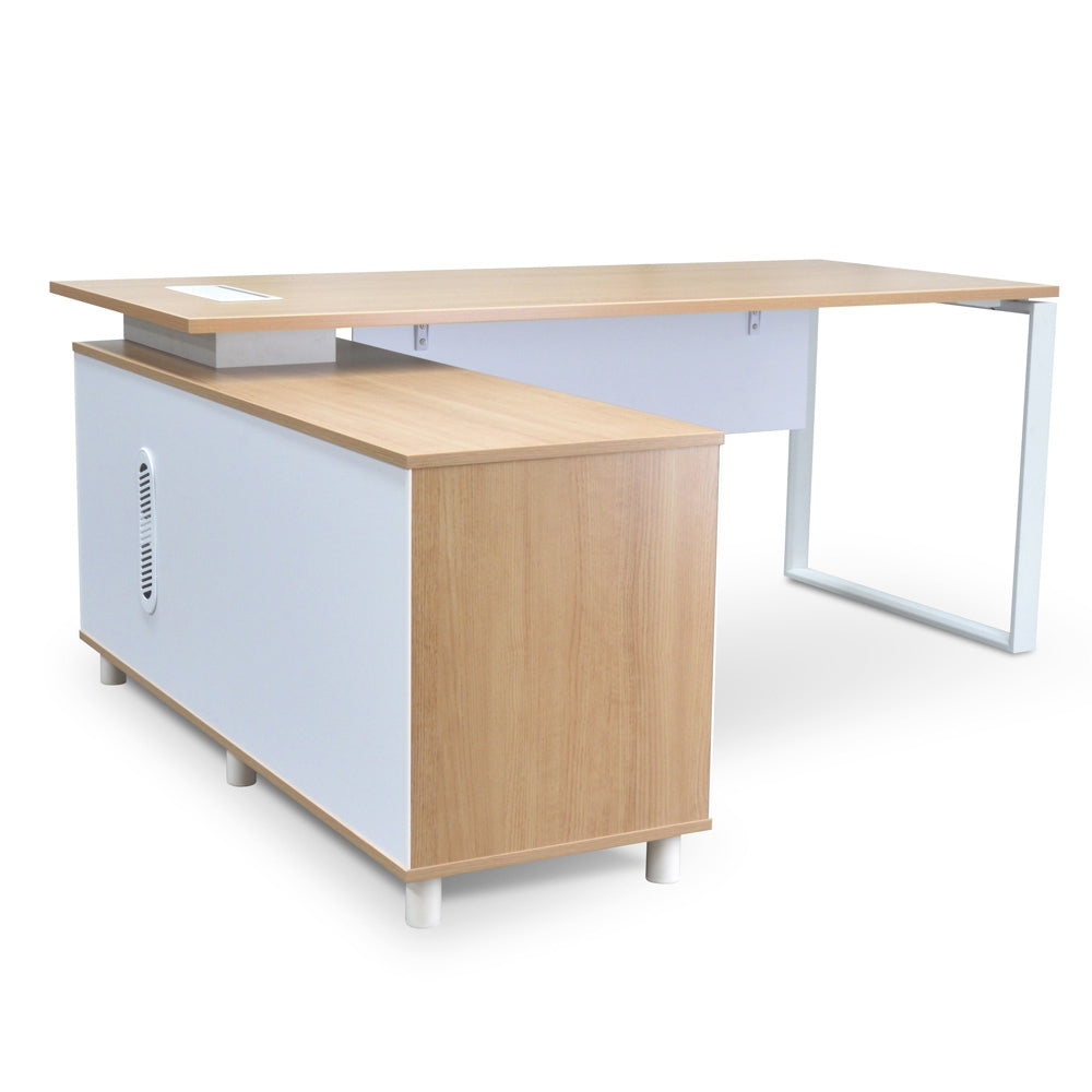 Lydney 180cm Executive Desk With Left Return