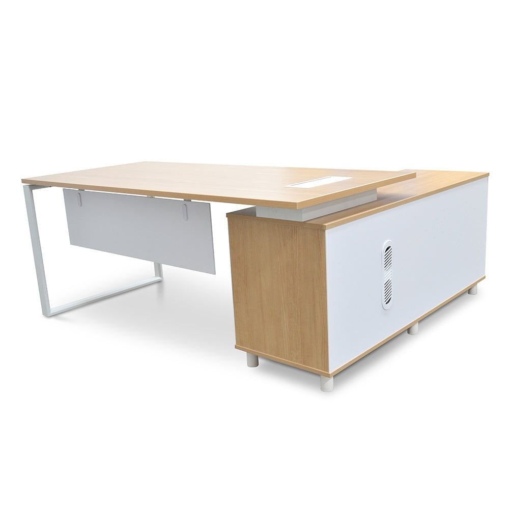 Lydney 180cm Executive Desk With Left Return