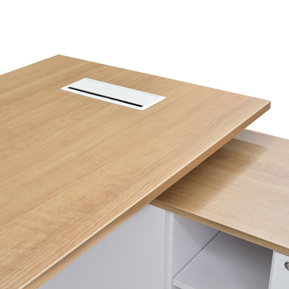 Wellland 180cm Executive Desk With Right Return
