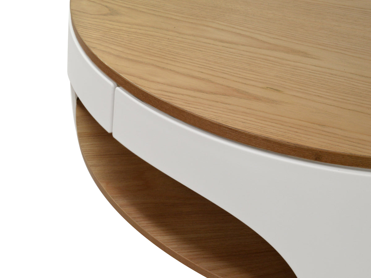 Lewtrenchard 82cm Round Coffee Table