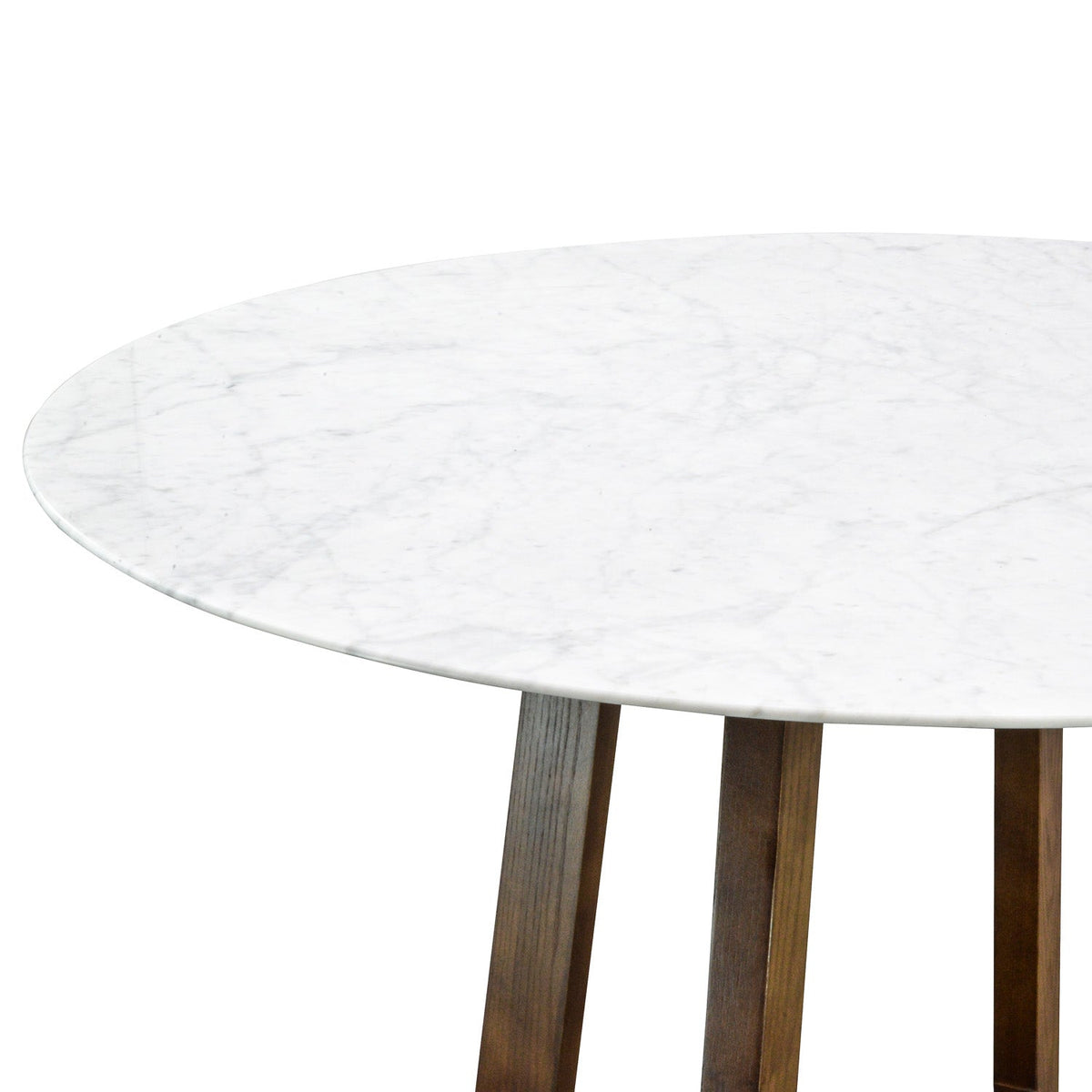 Wigridge 115cm Round Marble Dining Table