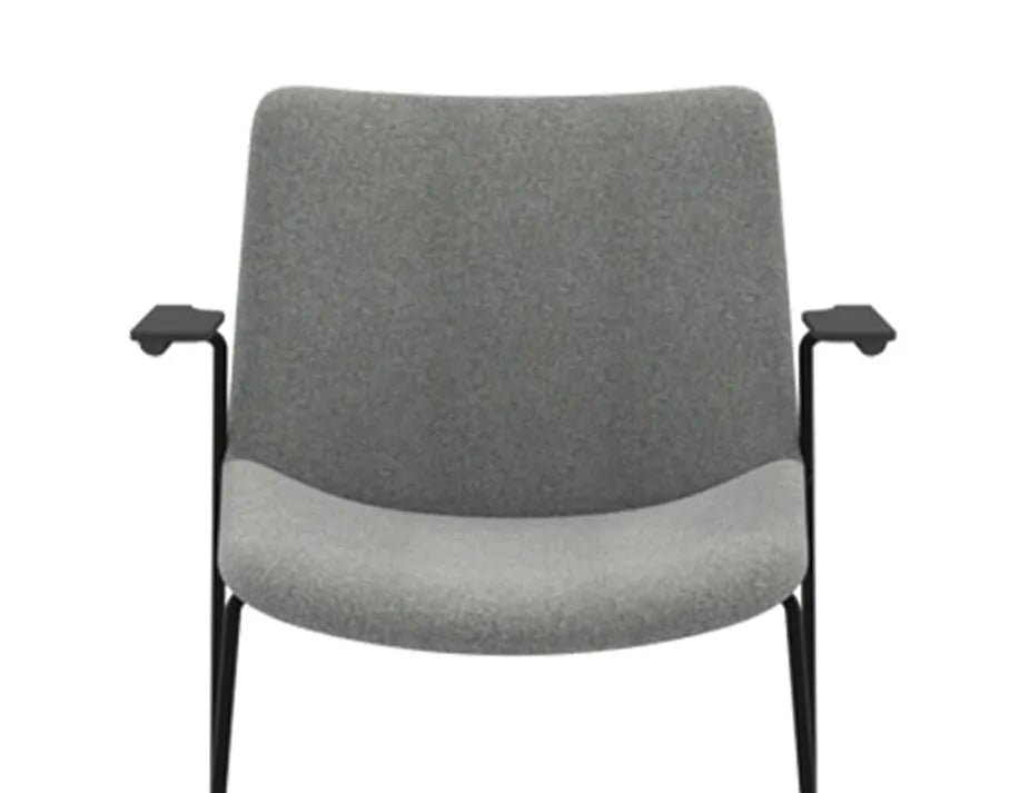 Flow Dining Armchair with Sled Base